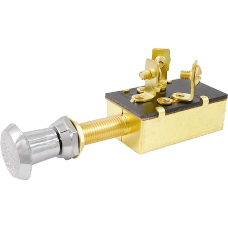 Attwood Push/Pull Switch - Three-Position - Off/On/On 7594-3